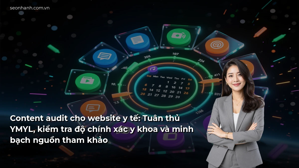 Content audit cho website y tế: Tuân thủ YMYL, kiểm tra độ chính xác y khoa và minh bạch nguồn tham khảo