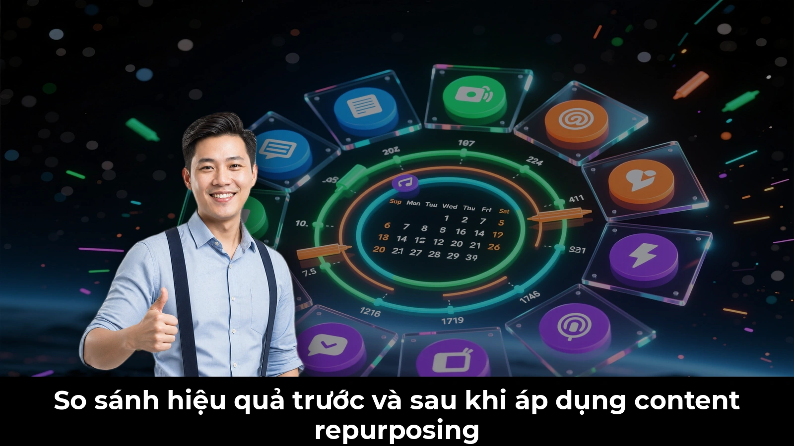 So sánh hiệu quả trước và sau khi áp dụng content repurposing