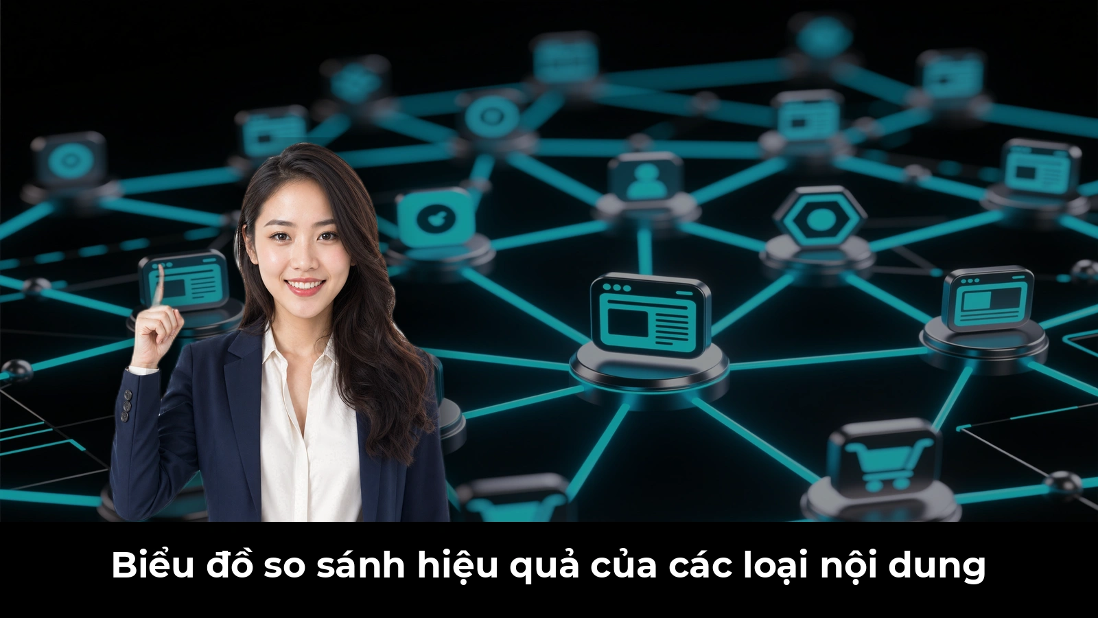 Biểu đồ so sánh hiệu quả của các loại nội dung