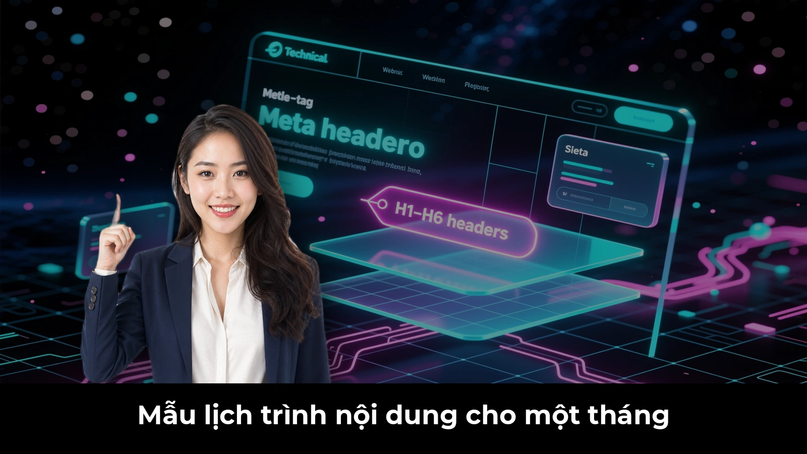 Mẫu lịch trình nội dung cho một tháng