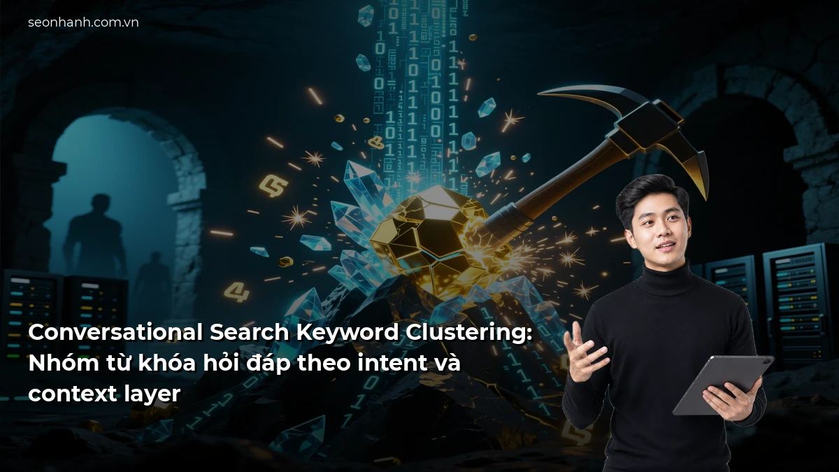Conversational Search Keyword Clustering: Nhóm từ khóa hỏi đáp theo intent và context layer