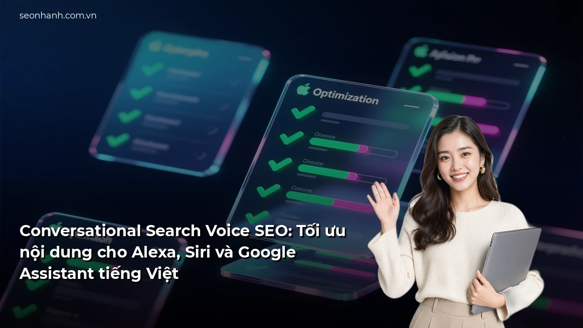 Conversational Search Voice SEO: Tối ưu nội dung cho Alexa, Siri và Google Assistant tiếng Việt