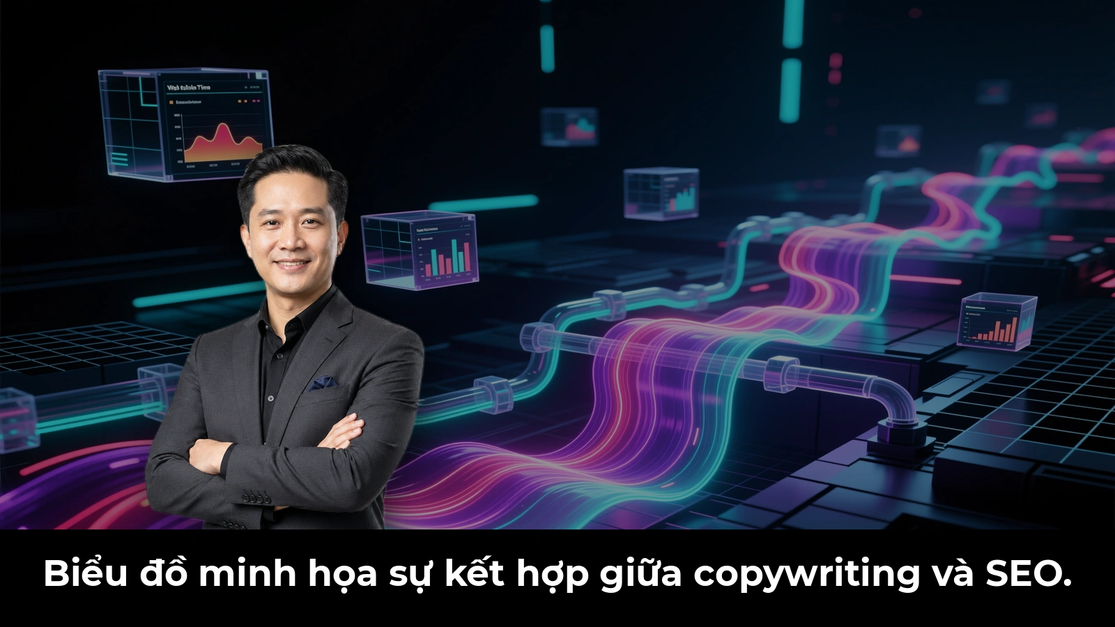 Biểu đồ minh họa sự kết hợp giữa copywriting và SEO.