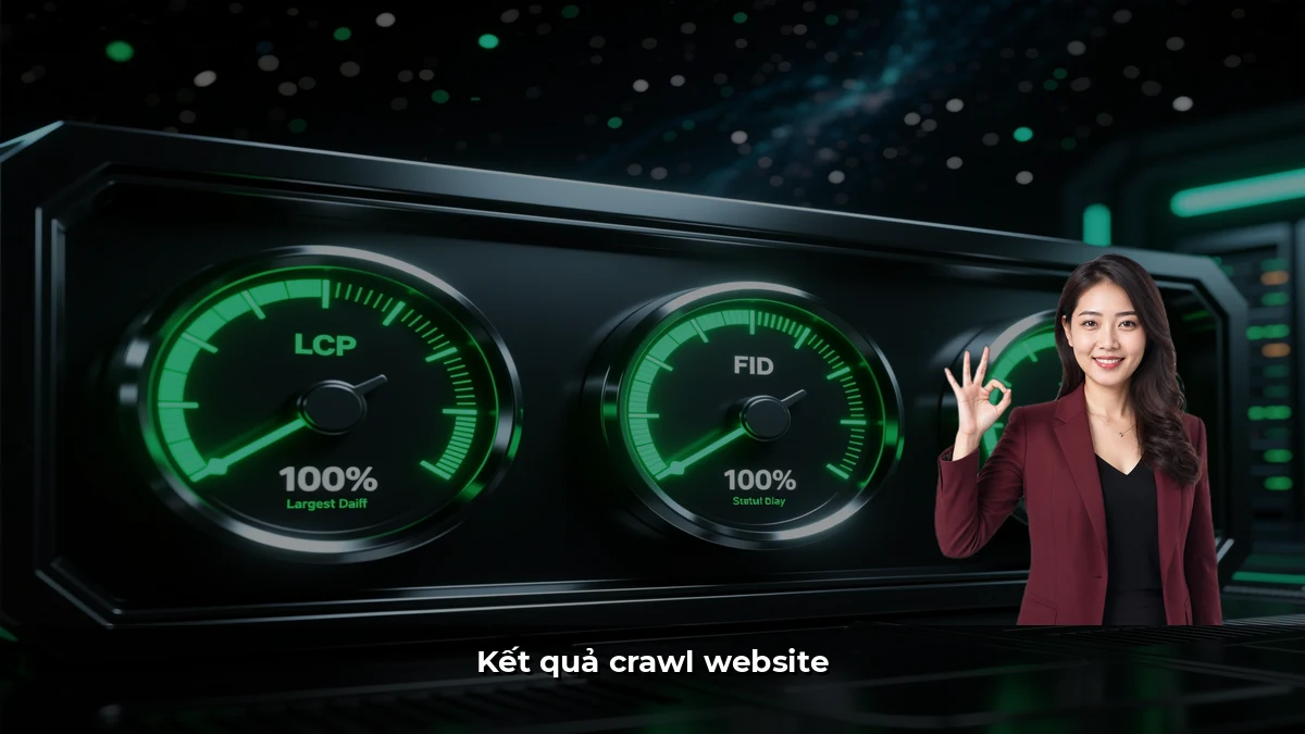Kết quả crawl website