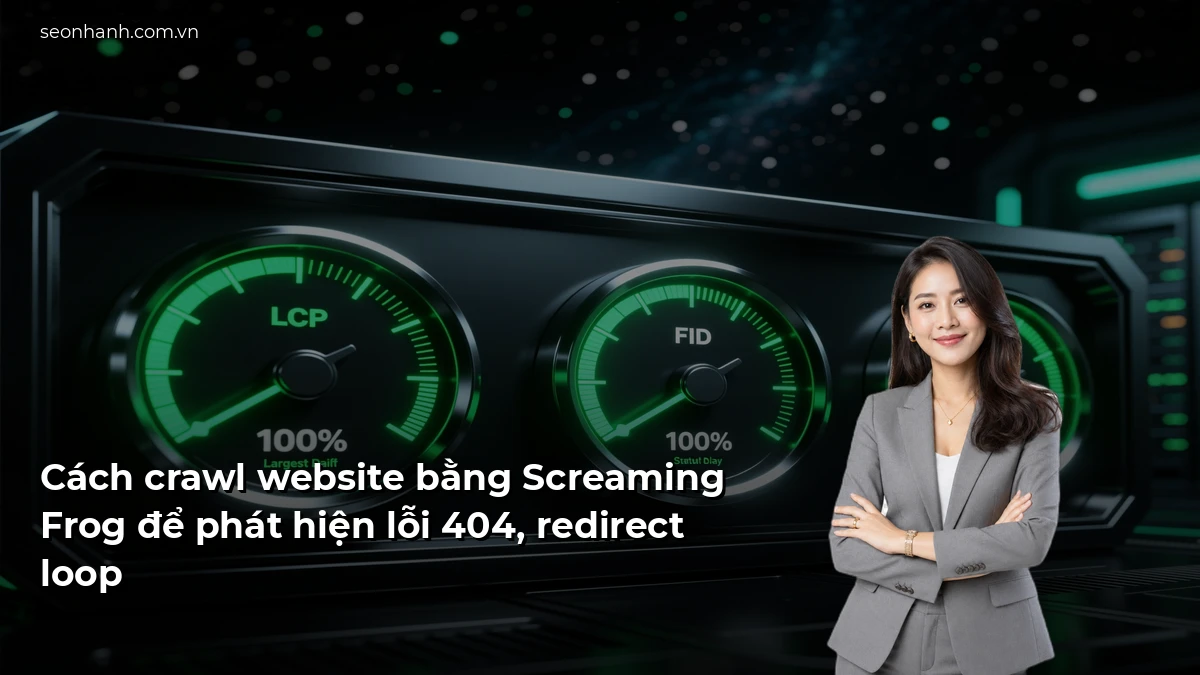 Cách crawl website bằng Screaming Frog để phát hiện lỗi 404, redirect loop