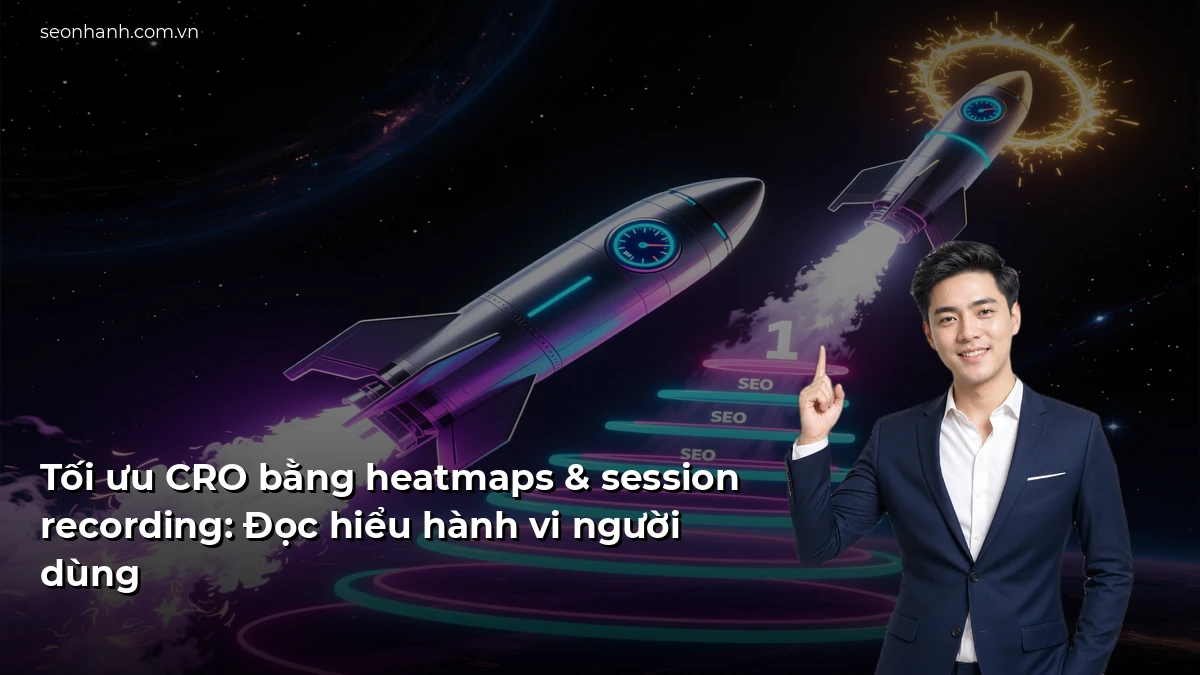 Tối ưu CRO bằng heatmaps & session recording: Đọc hiểu hành vi người dùng