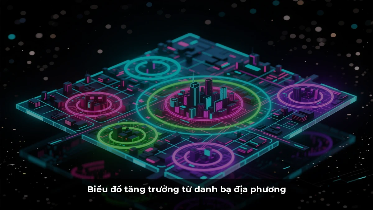 Biểu đồ tăng trưởng từ danh bạ địa phương