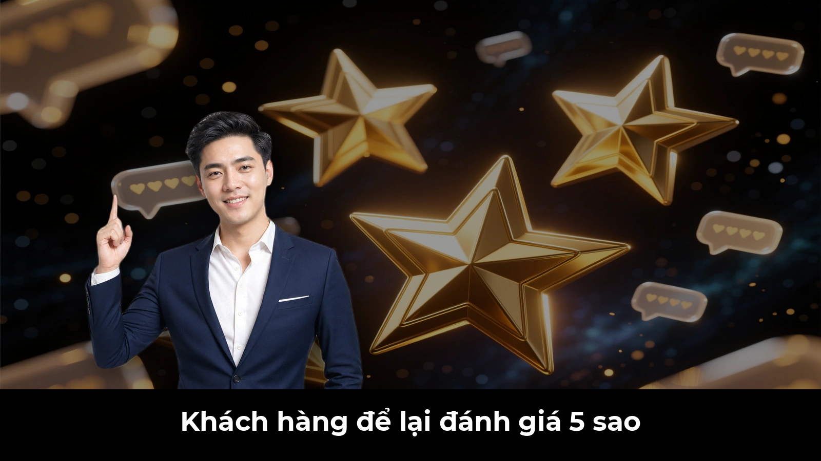 Khách hàng để lại đánh giá 5 sao