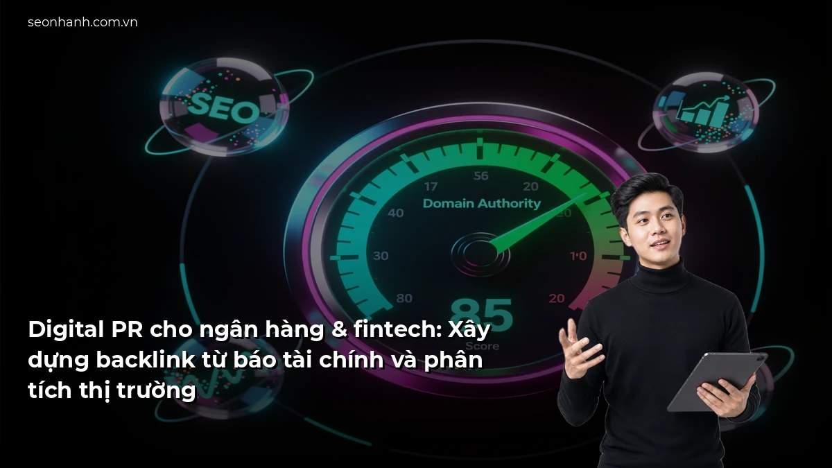 Digital PR cho ngân hàng & fintech: Xây dựng backlink từ báo tài chính và phân tích thị trường