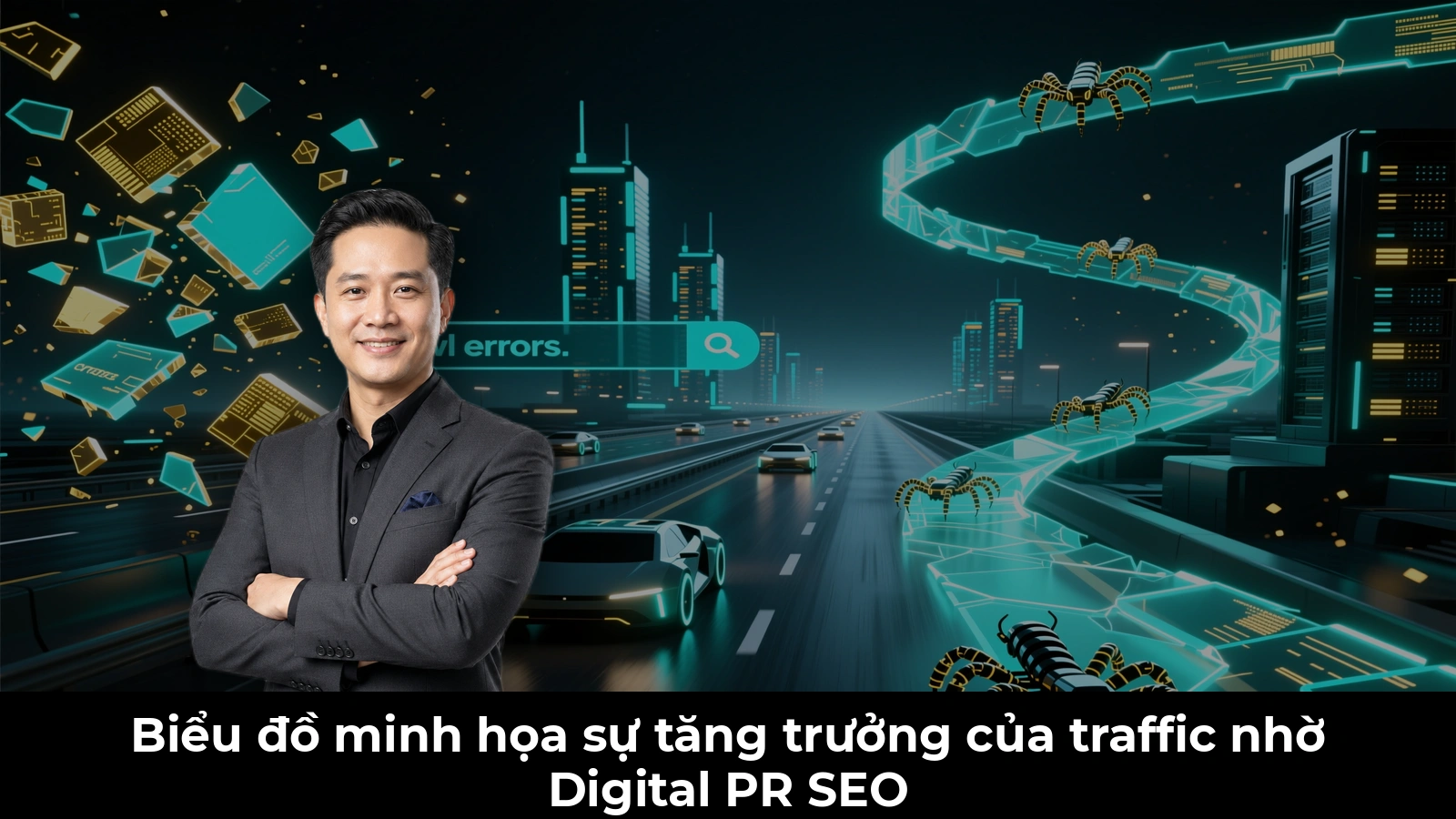 Biểu đồ minh họa sự tăng trưởng của traffic nhờ Digital PR SEO