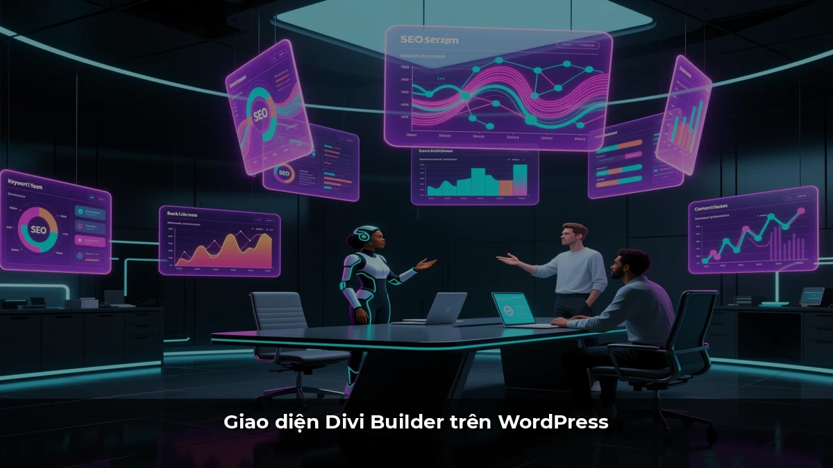 Giao diện Divi Builder trên WordPress