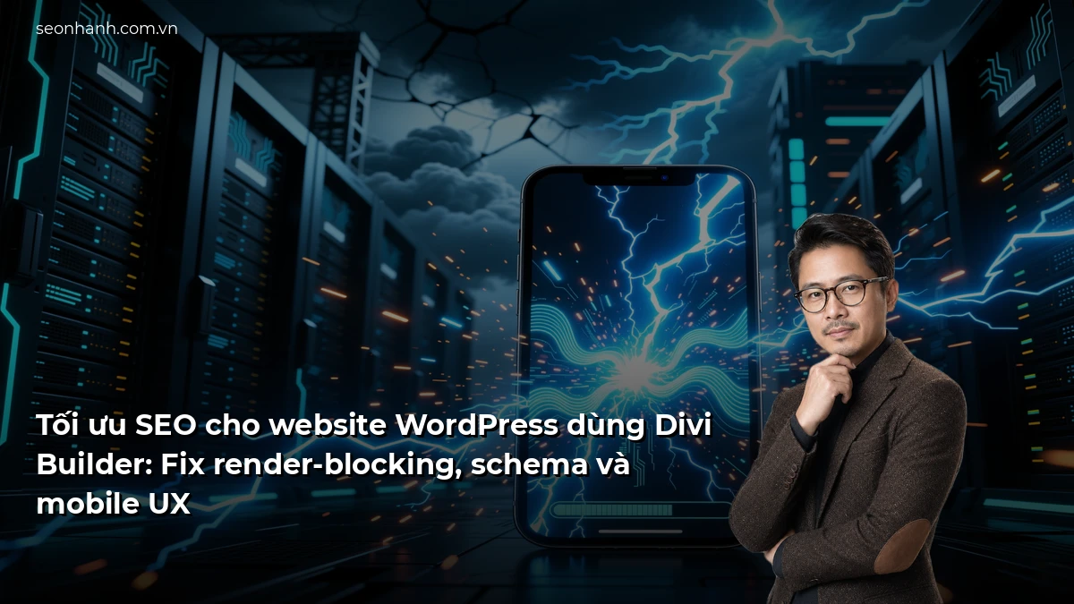 Tối ưu SEO cho website WordPress dùng Divi Builder: Fix render-blocking, schema và mobile UX