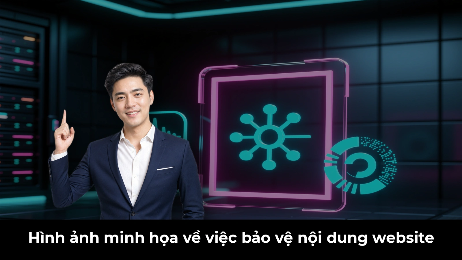 Hình ảnh minh họa về việc bảo vệ nội dung website