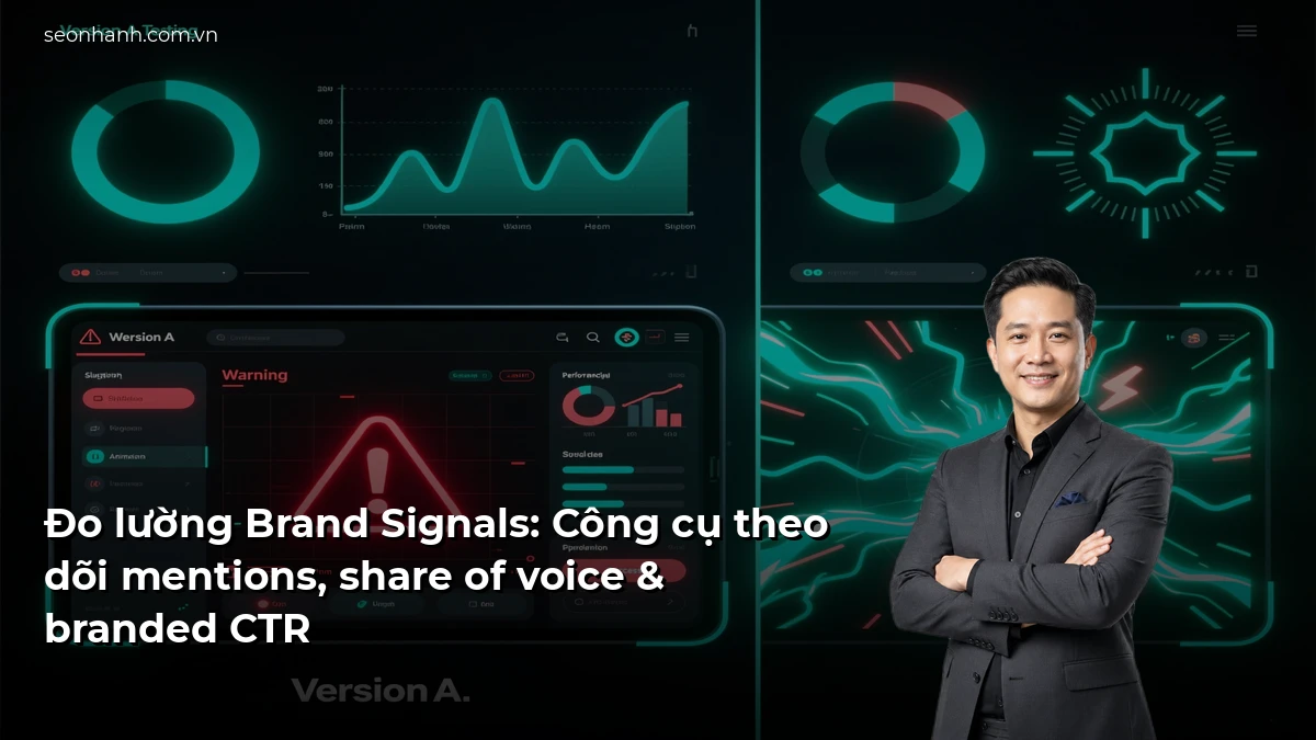 Đo lường Brand Signals: Công cụ theo dõi mentions, share of voice & branded CTR