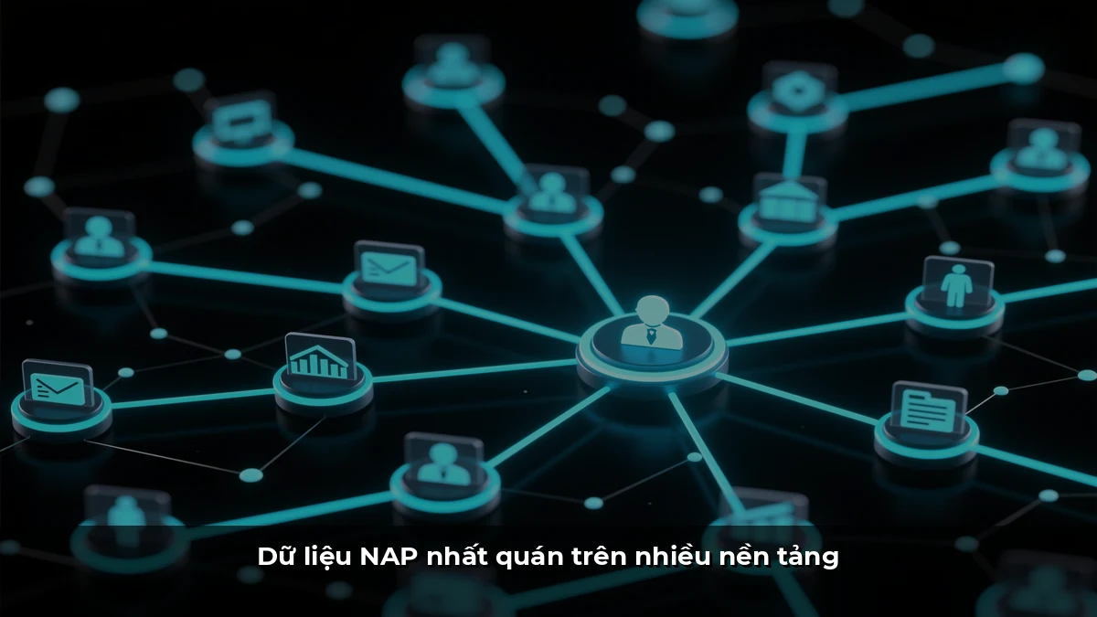Dữ liệu NAP nhất quán trên nhiều nền tảng