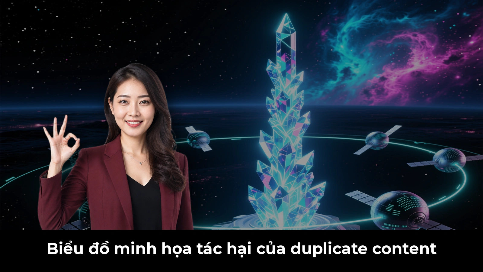 Biểu đồ minh họa tác hại của duplicate content