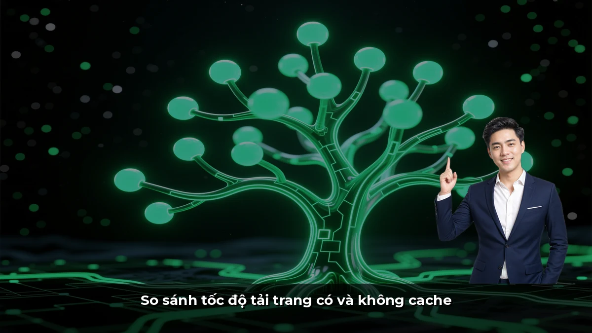 So sánh tốc độ tải trang có và không cache