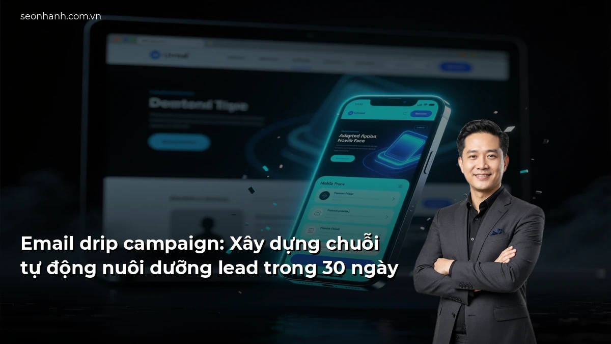Email drip campaign: Xây dựng chuỗi tự động nuôi dưỡng lead trong 30 ngày