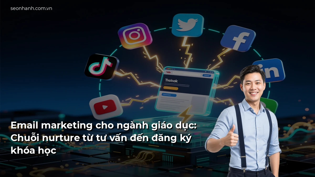 Email marketing cho ngành giáo dục: Chuỗi nurture từ tư vấn đến đăng ký khóa học