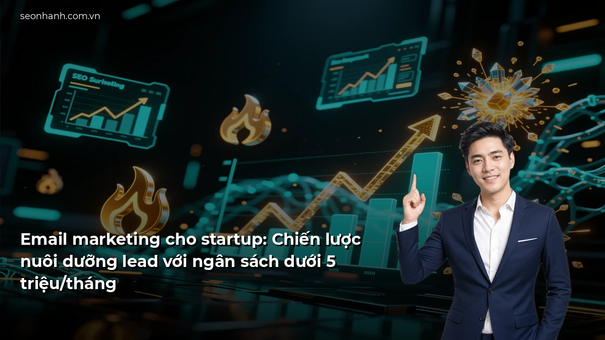 Email marketing cho startup: Chiến lược nuôi dưỡng lead với ngân sách dưới 5 triệu/tháng