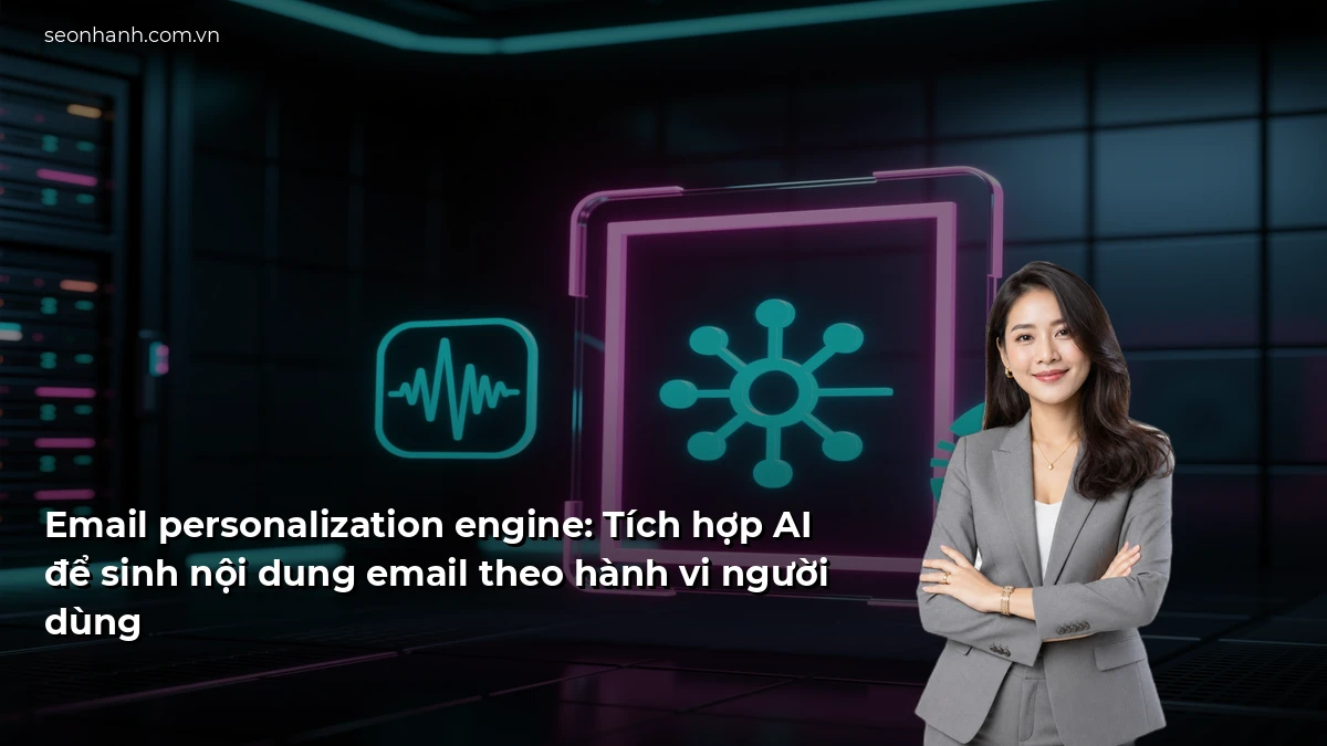 Email personalization engine: Tích hợp AI để sinh nội dung email theo hành vi người dùng