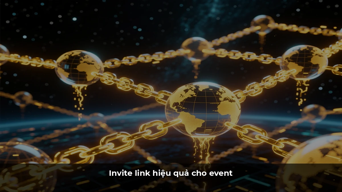 Invite link hiệu quả cho event