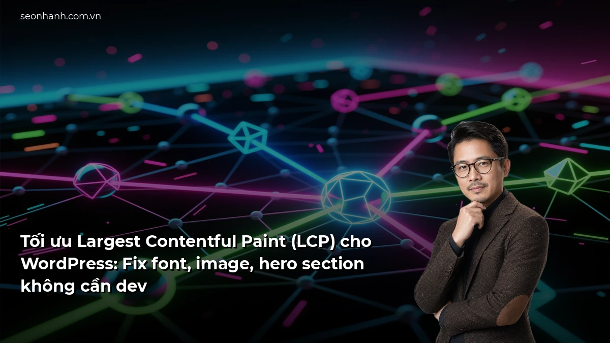 Tối ưu Largest Contentful Paint (LCP) cho WordPress: Fix font, image, hero section không cần dev
