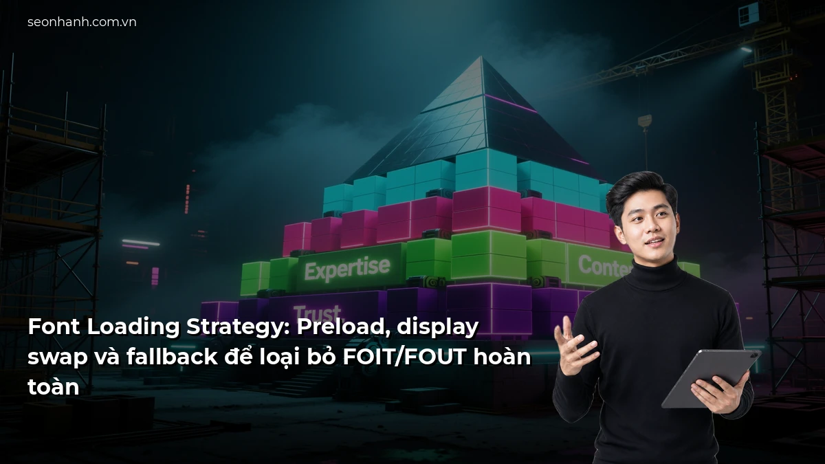 Font Loading Strategy: Preload, display swap và fallback để loại bỏ FOIT/FOUT hoàn toàn