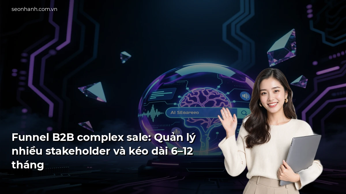 Funnel B2B complex sale: Quản lý nhiều stakeholder và kéo dài 6–12 tháng