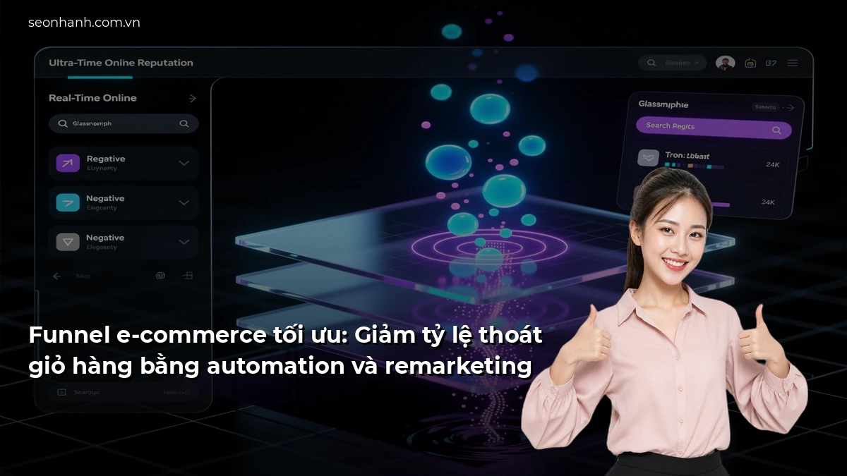 Funnel e-commerce tối ưu: Giảm tỷ lệ thoát giỏ hàng bằng automation và remarketing