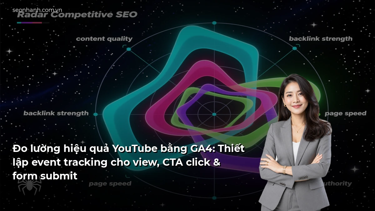 Đo lường hiệu quả YouTube bằng GA4: Thiết lập event tracking cho view, CTA click & form submit