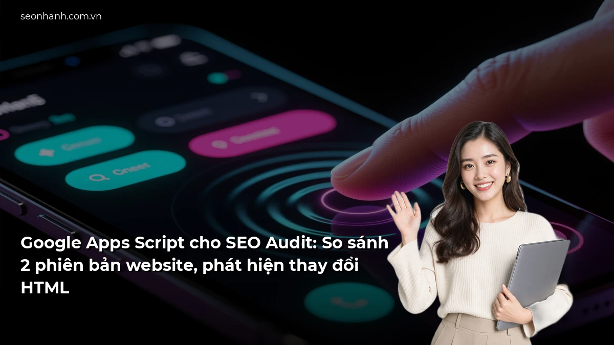 Google Apps Script cho SEO Audit: So sánh 2 phiên bản website, phát hiện thay đổi HTML
