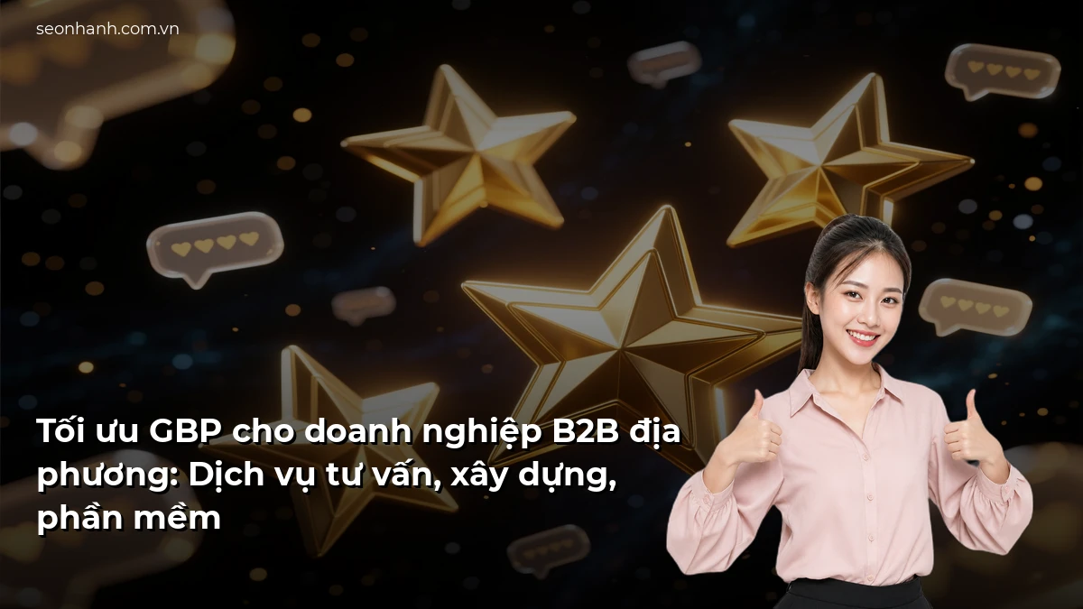 Tối ưu GBP cho doanh nghiệp B2B địa phương: Dịch vụ tư vấn, xây dựng, phần mềm
