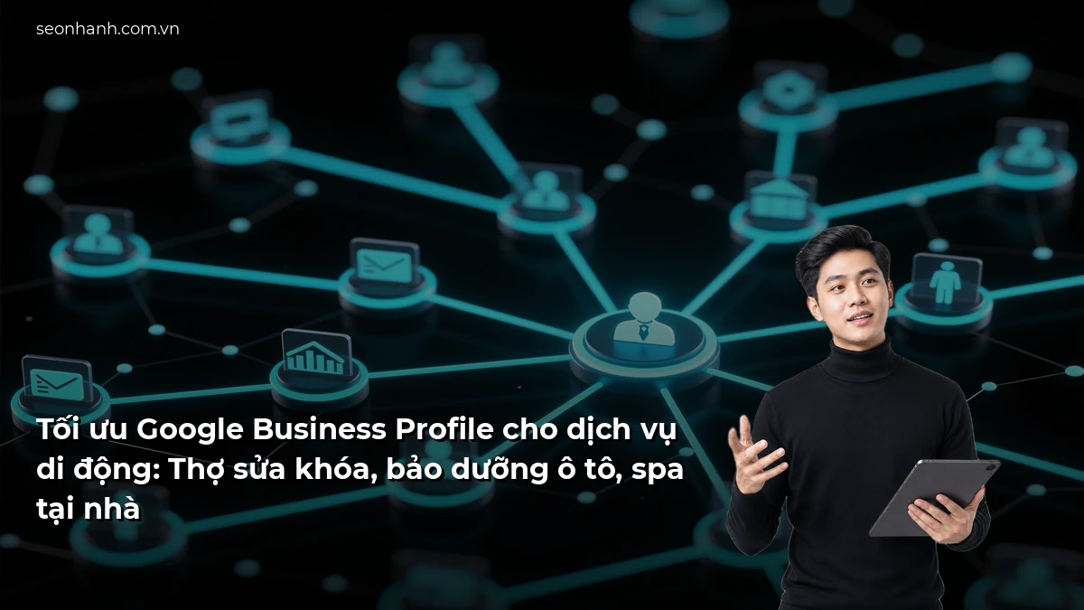 Tối ưu Google Business Profile cho dịch vụ di động: Thợ sửa khóa, bảo dưỡng ô tô, spa tại nhà