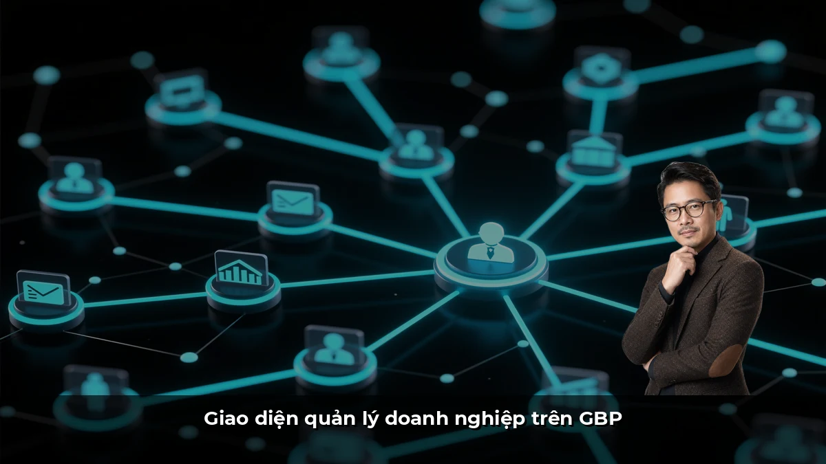Giao diện quản lý doanh nghiệp trên GBP
