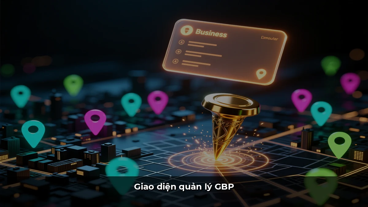 Giao diện quản lý GBP