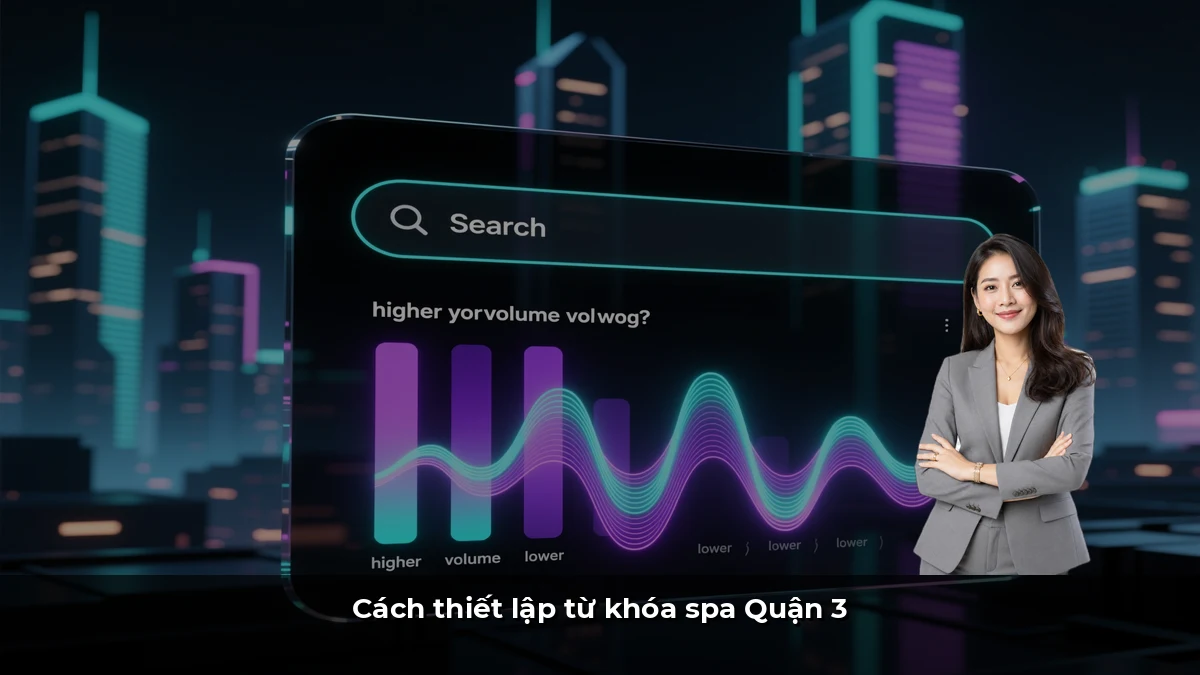 Cách thiết lập từ khóa spa Quận 3