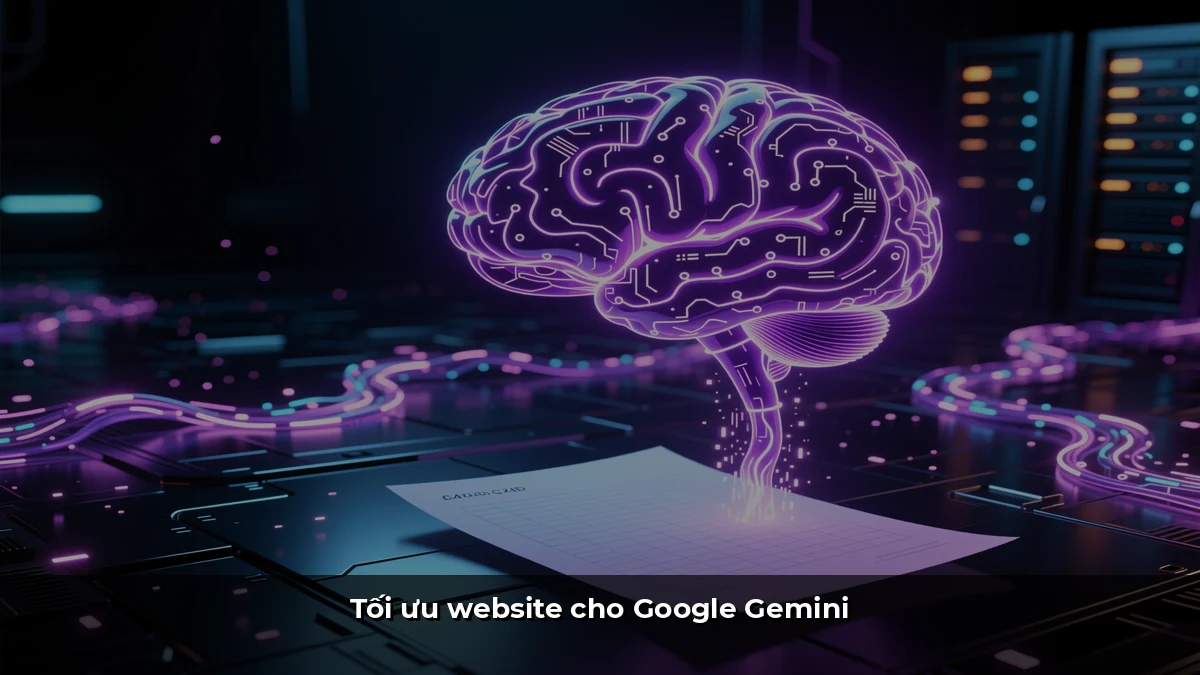 Tối ưu website cho Google Gemini