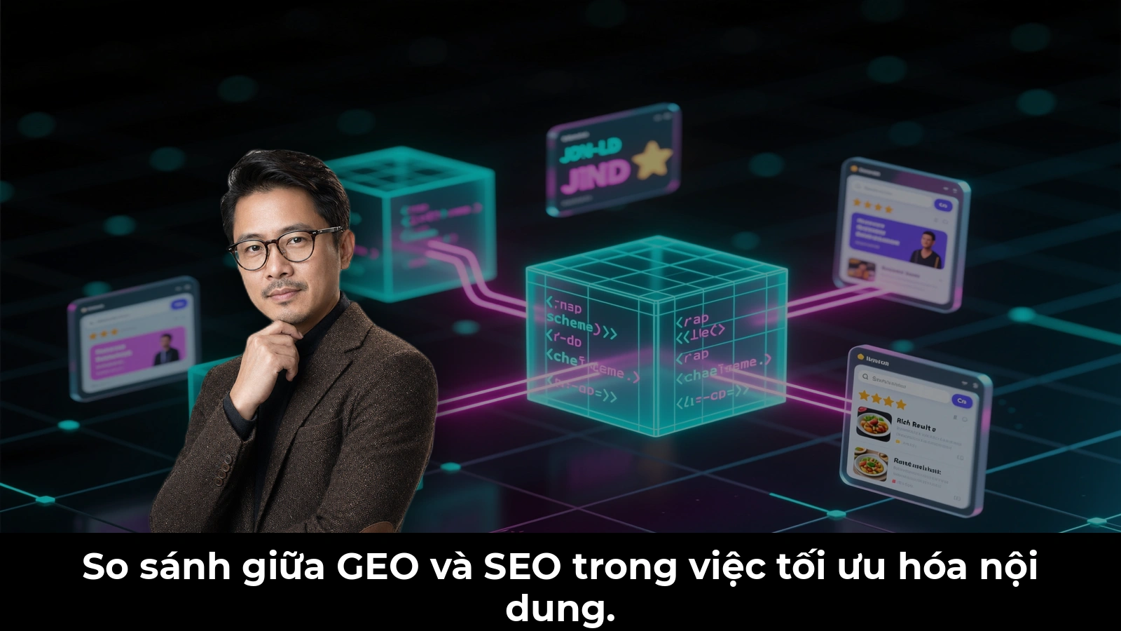 So s&aacute;nh giữa GEO v&agrave; SEO trong việc tối ưu h&oacute;a nội dung.