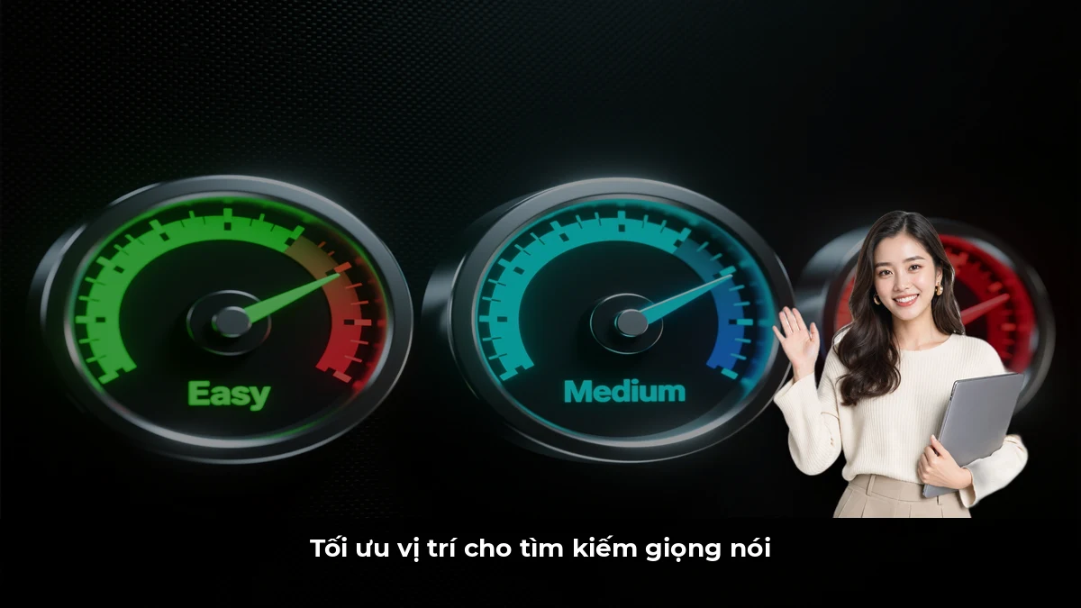 Tối ưu vị trí cho tìm kiếm giọng nói
