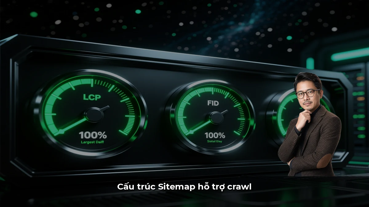 Cấu trúc Sitemap hỗ trợ crawl