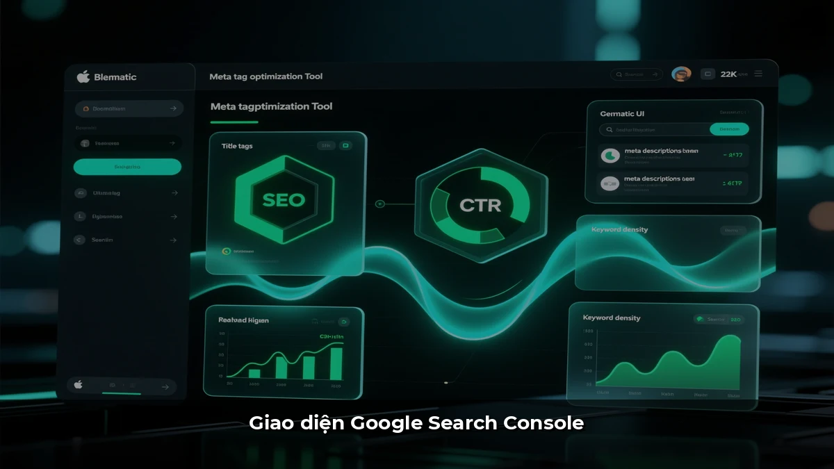 Giao diện Google Search Console