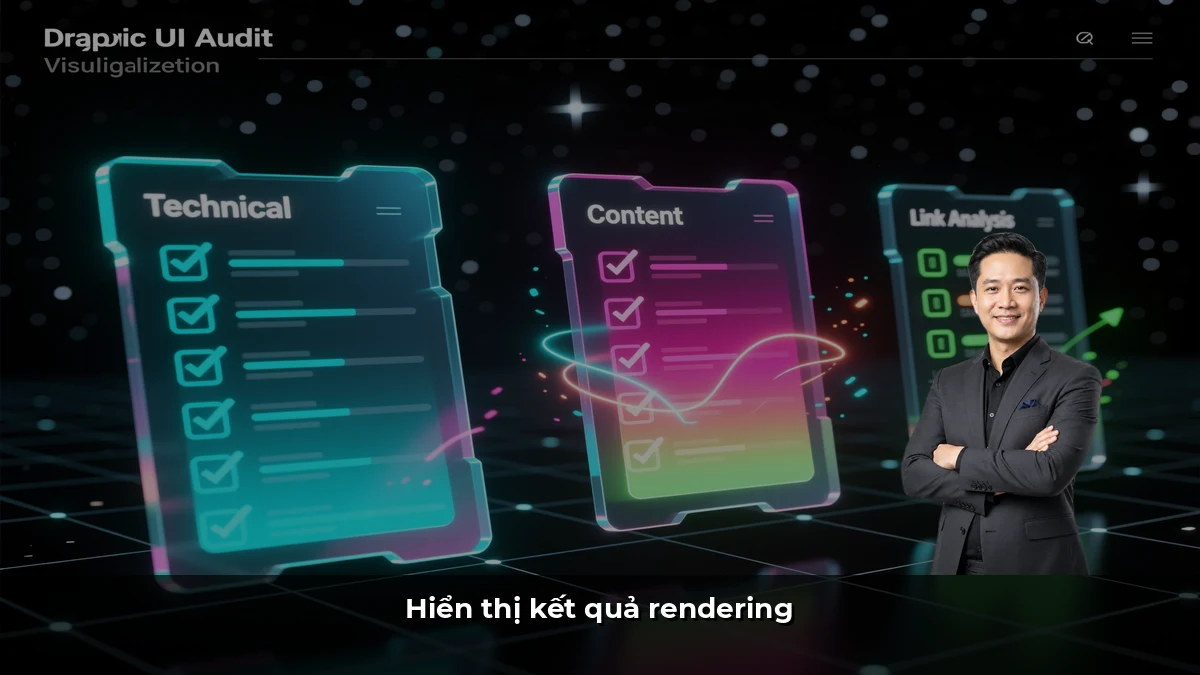 Hiển thị kết quả rendering