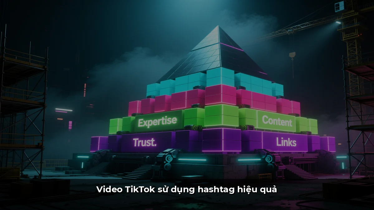 Video TikTok sử dụng hashtag hiệu quả