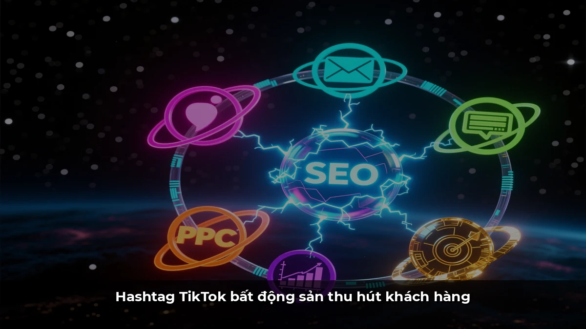 Hashtag TikTok bất động sản thu hút khách hàng