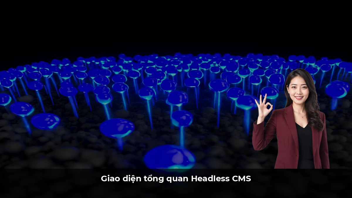 Giao diện tổng quan Headless CMS