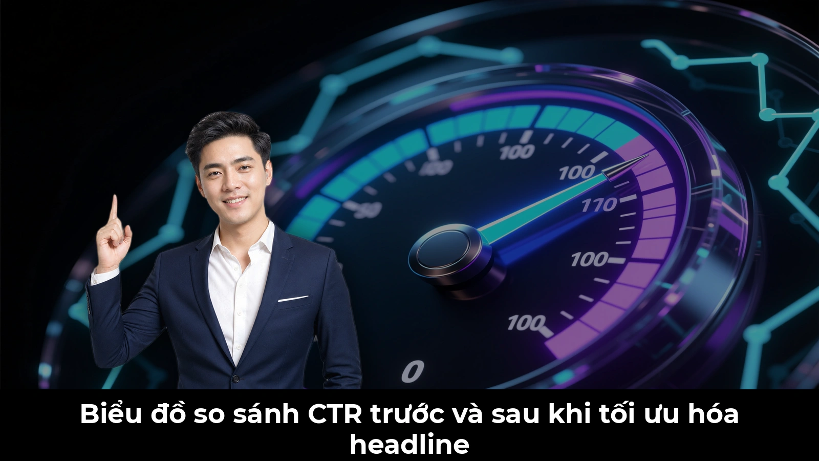 Biểu đồ so sánh CTR trước và sau khi tối ưu hóa headline