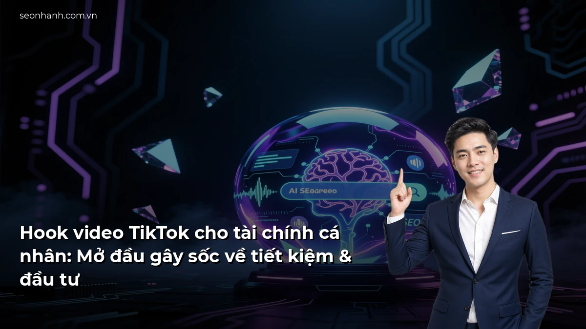 Hook video TikTok cho tài chính cá nhân: Mở đầu gây sốc về tiết kiệm & đầu tư