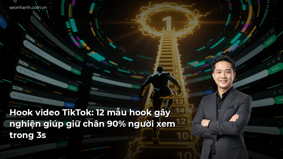 Hook video TikTok: 12 mẫu hook gây nghiện giúp giữ chân 90% người xem trong 3s