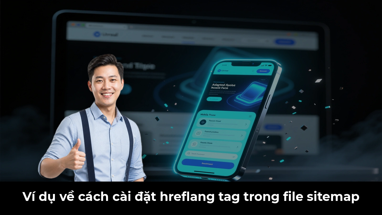 Ví dụ về cách cài đặt hreflang tag trong file sitemap